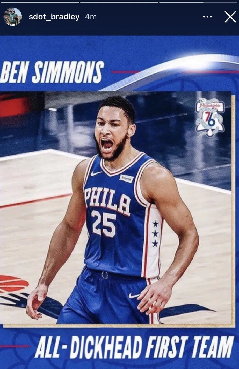 Eagles Linebacker Puts Ben Simmons on the “All-Dickhead First Team”