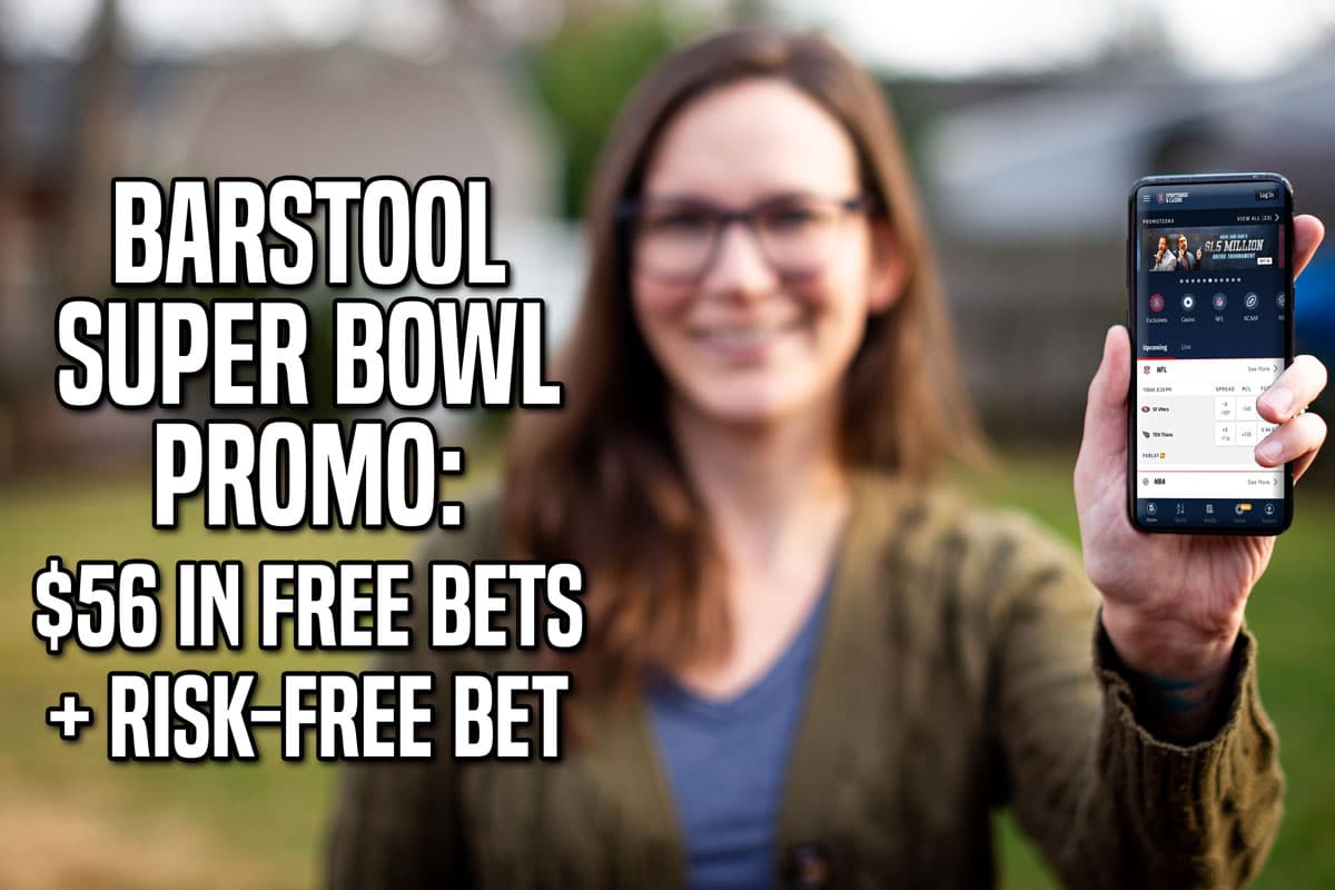 Barstool Sportsbook Super Bowl Promo Delivers 56 in Free Bets, 1K