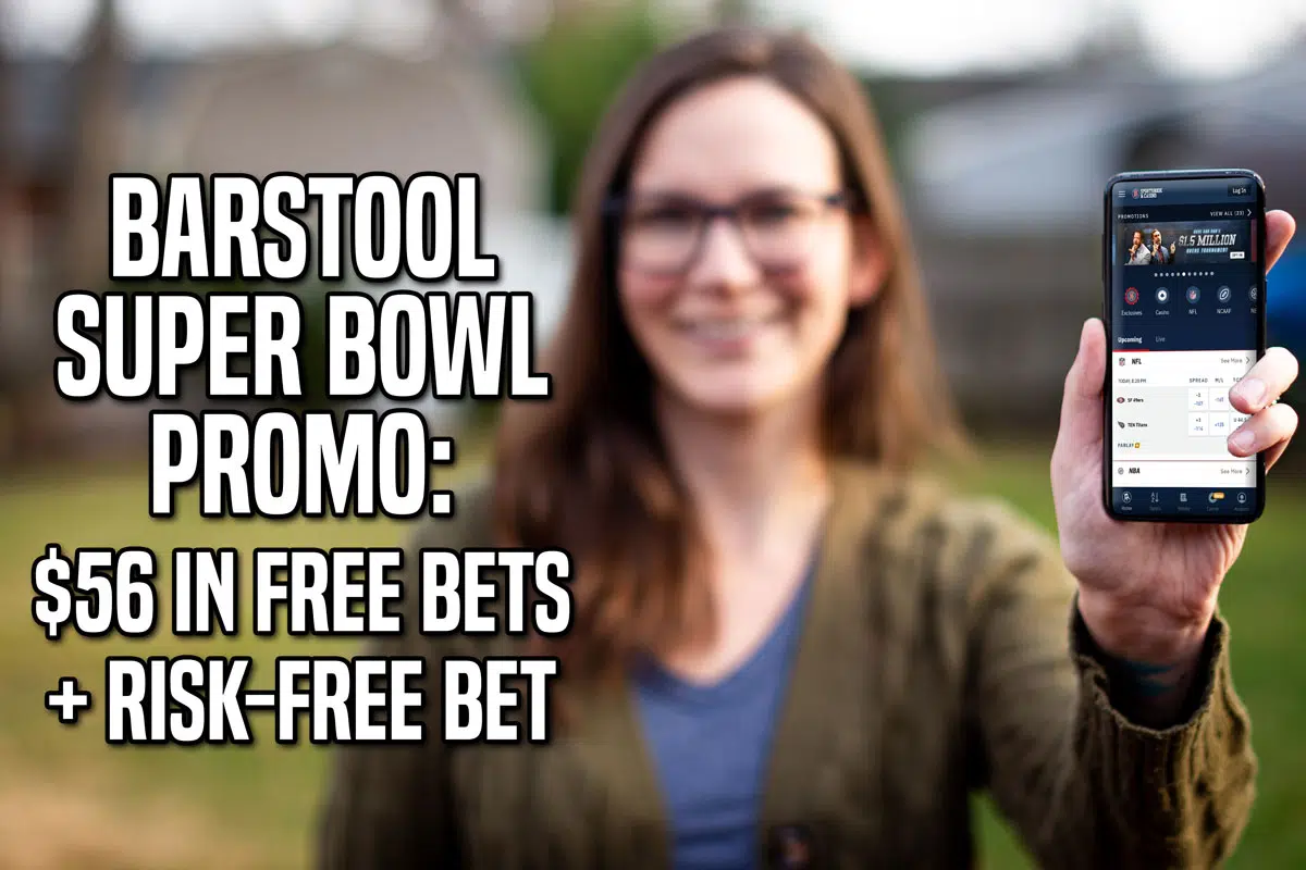 Barstool Sportsbook Super Bowl Promo Delivers 56 in Free Bets, 1K