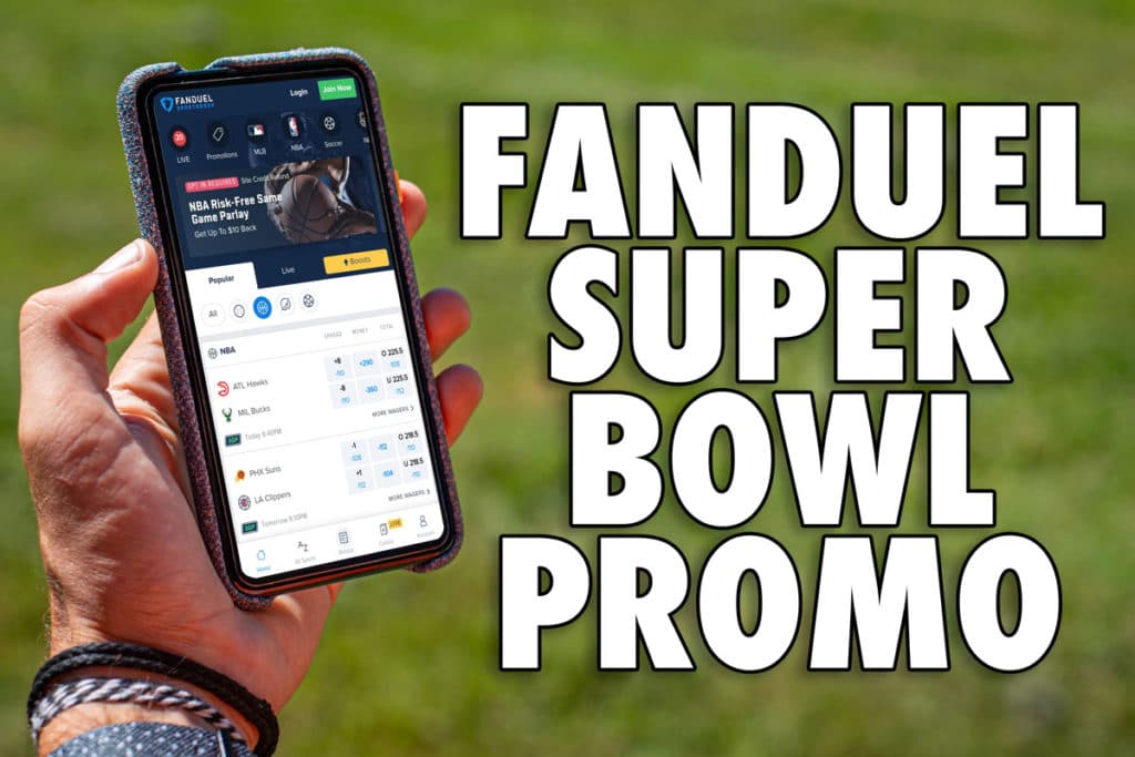 How to Get FanDuel Sportsbook 56 to 1 Super Bowl Odds Promo Crossing Broad