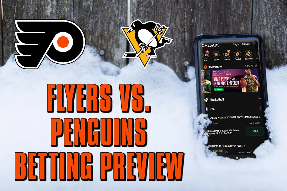 Flyers vs. Penguins betting