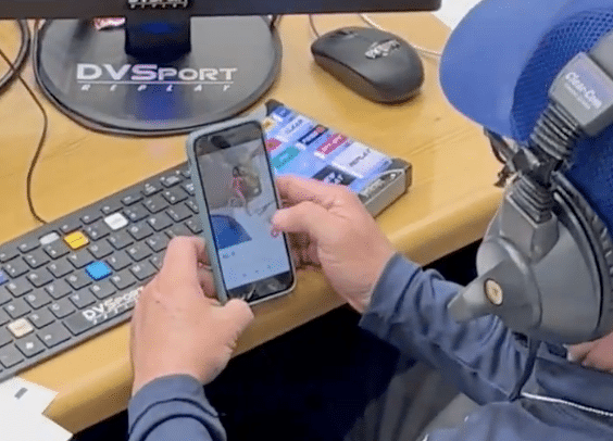 I Don’t Blame this Replay Guy at the La Salle Game for Scrolling Tinder