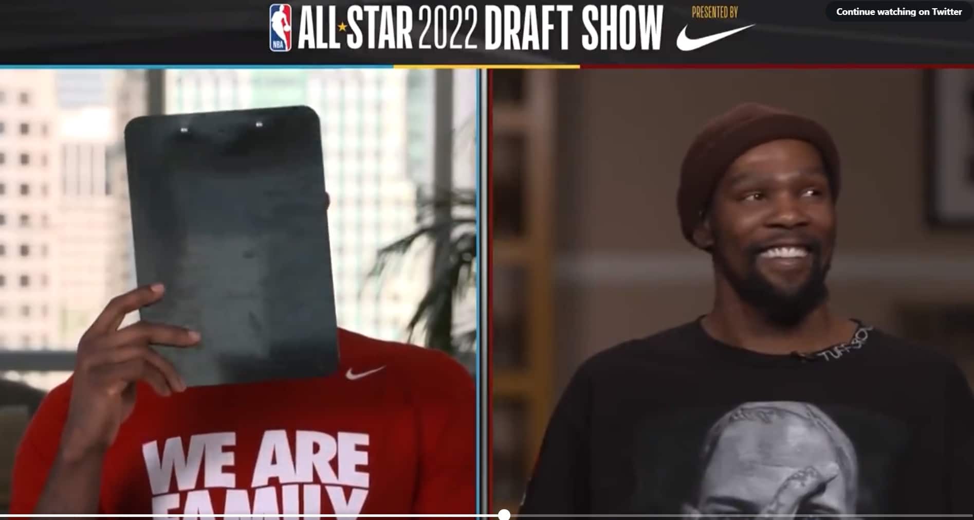 Kevin Durant's hilarious admission amid NBA All-Star Game Draft