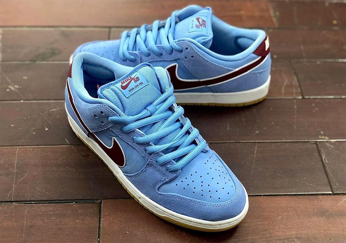 Nike nike sb types is Releasing Phillies SB Dunks Using the Best Color Scheme in