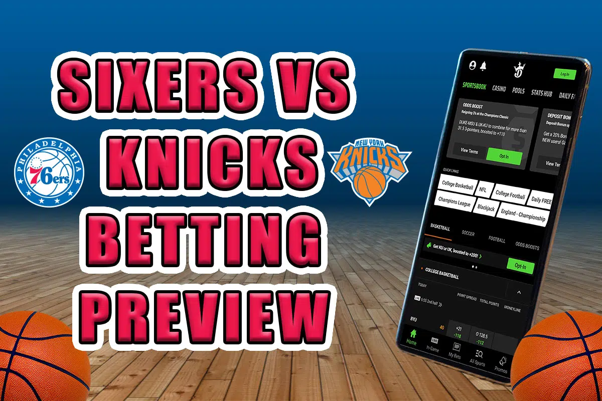 knicks sixers odds pick prediction