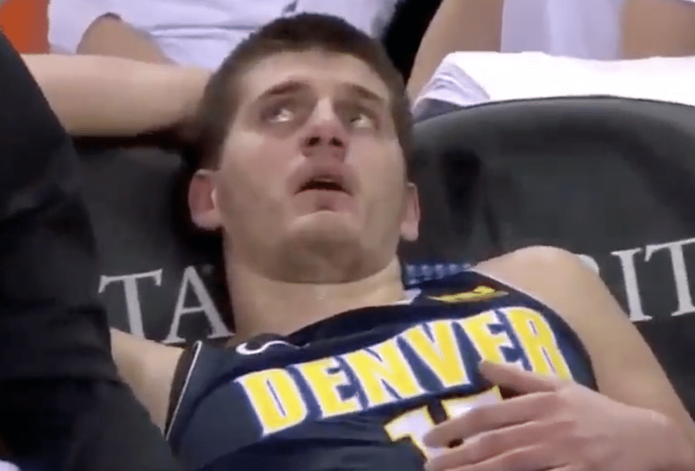 Nikola Jokic was in Hell During Game 1 Against the Warriors