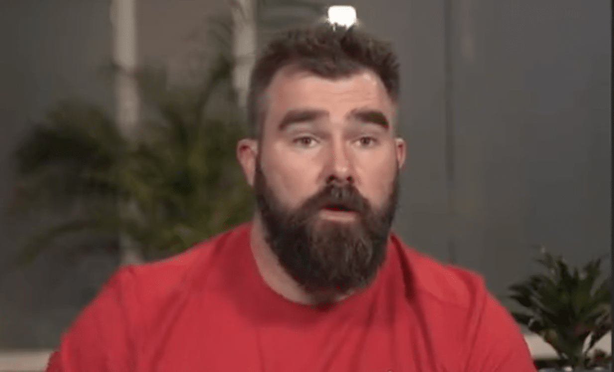 Jason Kelce Reacts Live to the AJ Brown Trade