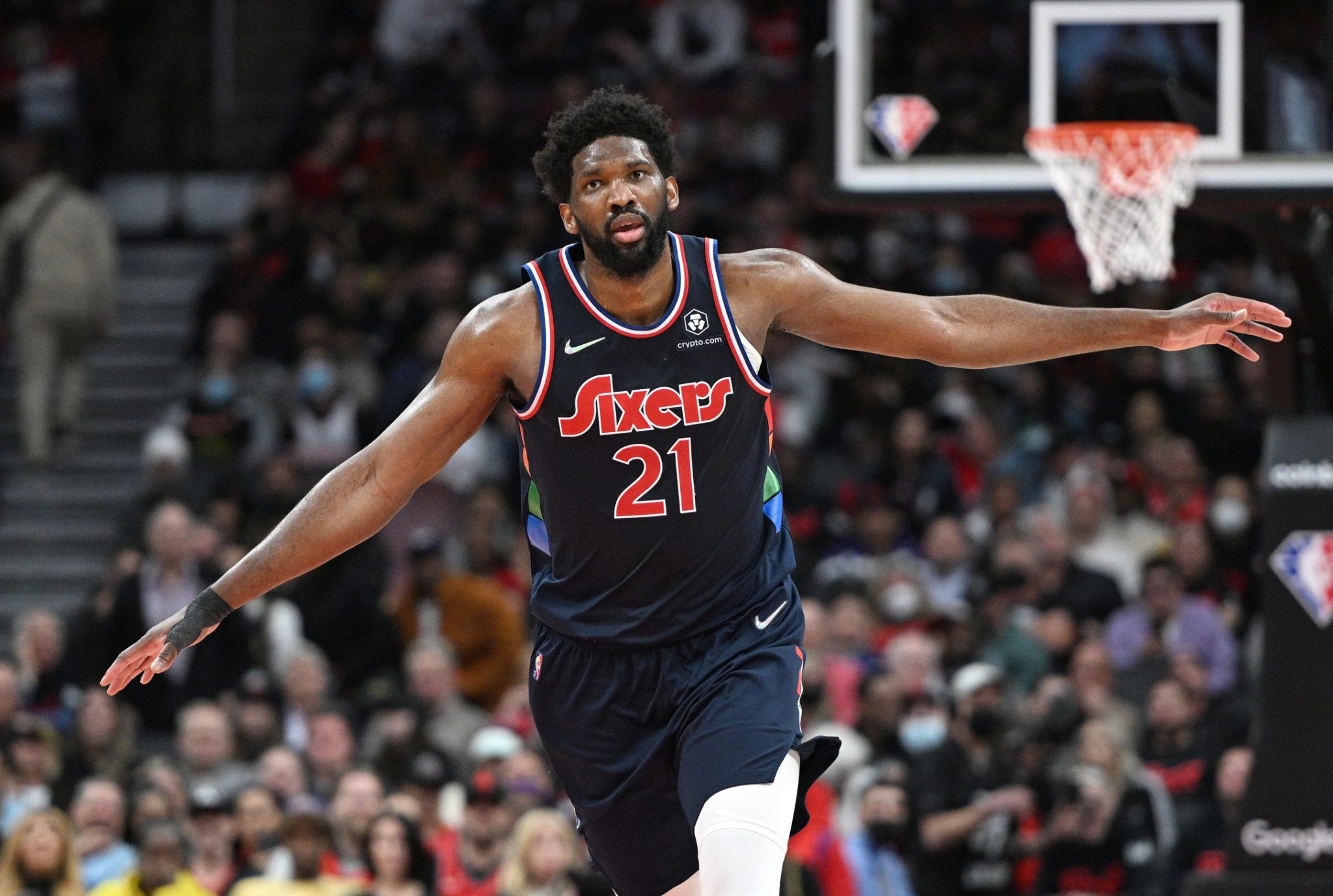 Joel Embiid Owned The Raptors and Their Fans Last Night