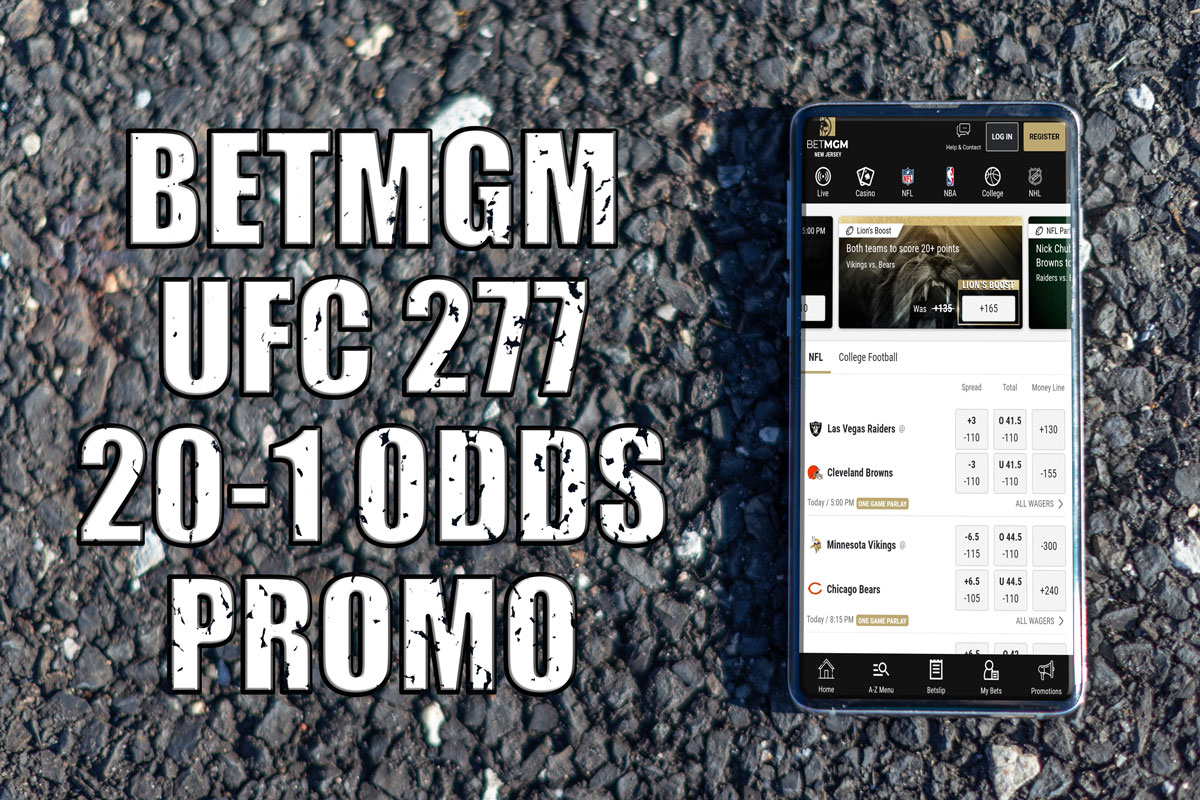 BetMGM UFC 277 Promo Brings 20-1 No-Brainer Fight Bonus
