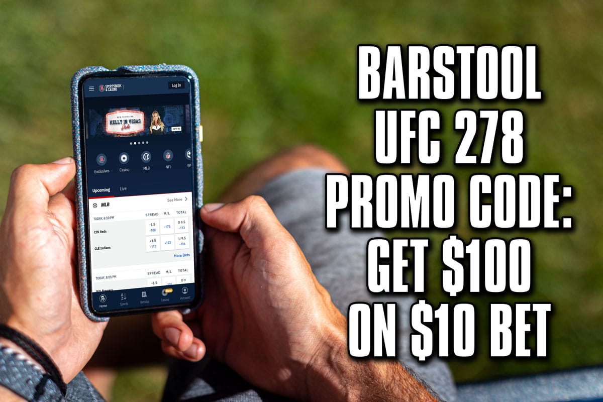 Barstool Sportsbook Promo Code: Get $100 on $10 Bet if UFC 278 Punch Lands