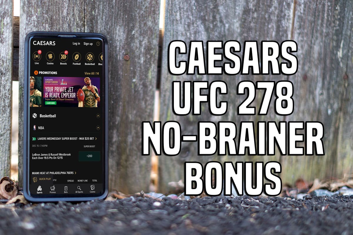 Caesars UFC 278 Promo Code Delivers No-Brainer Bonus, $1,500 Risk-Free