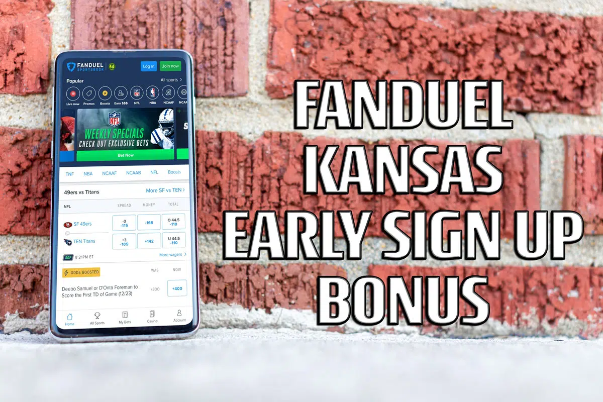 FanDuel Kansas pre-registration bonus