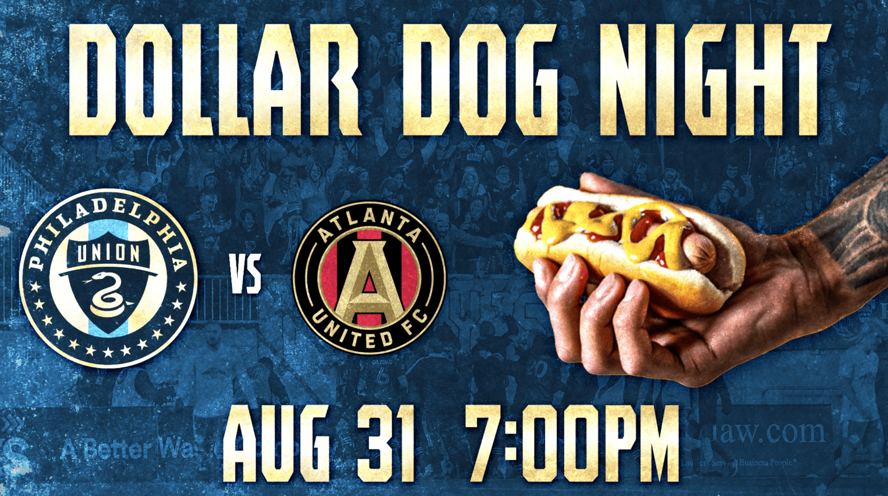 Philadelphia Union Having Dollar Dog Night on August 31 Crossing Broad