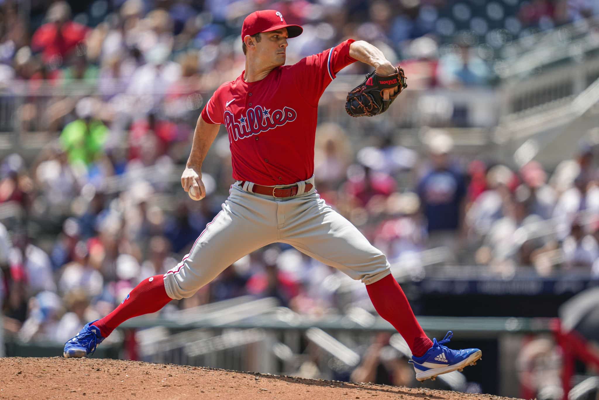David Robertson Gets his First Phillies Save Wearing Blue Cubs Cleats