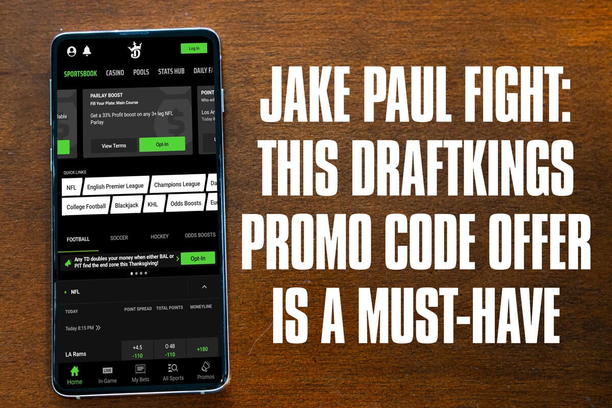 Jake Paul Fight: This DraftKings Promo Code Offer Is a Must-Have