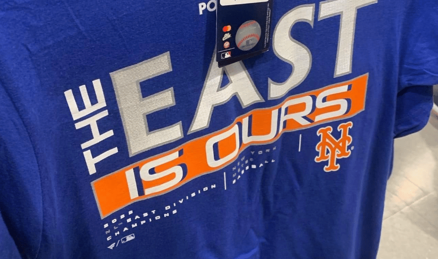 DICK’S Sporting Goods Sold Mets NL East Championship T-Shirts Last Week, Before they Got Swept by the Braves
