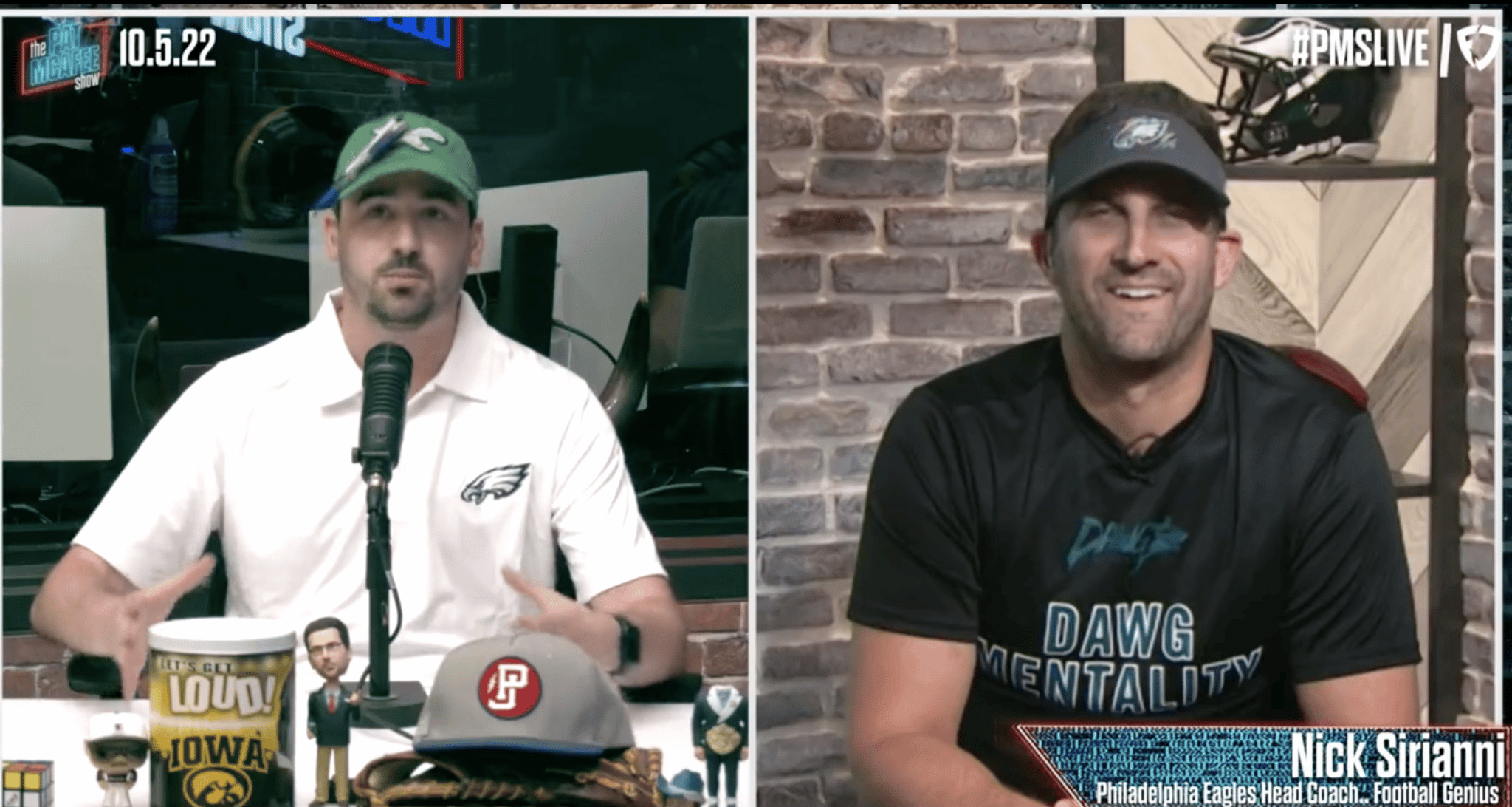 “HE’S A DAWG!” – Nick Sirianni Talks Jalen Hurts on the Pat McAfee Show
