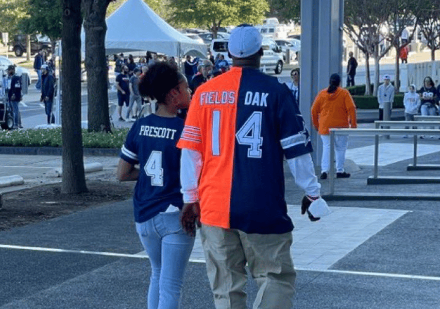 Quincy Carter With Maybe the Worst Jersey Of All Time