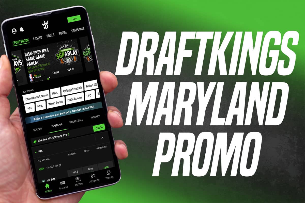 DraftKings Maryland Promo: App Arrival Expected Soon, Secure $200 In Free Bets Right Now