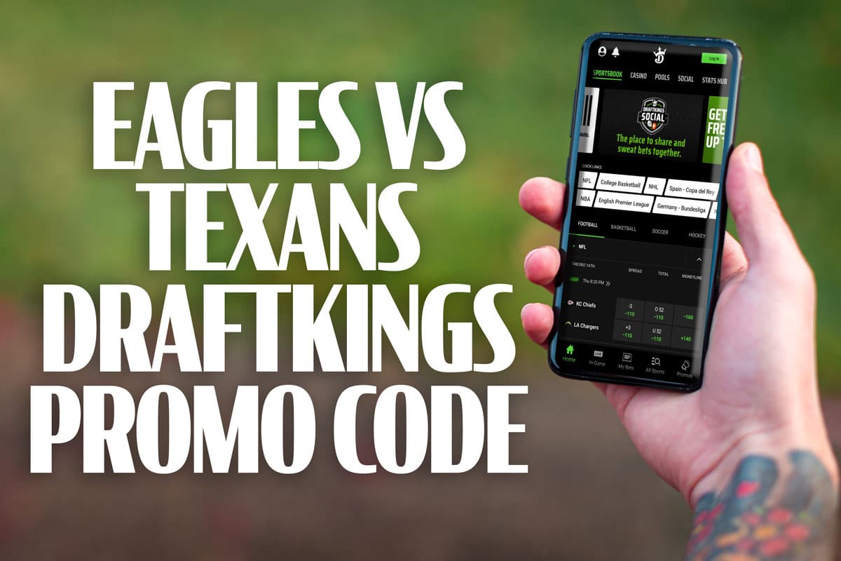 DraftKings Promo Code: Bet $5 on Eagles-Texans Winner, Score $200 Bonus