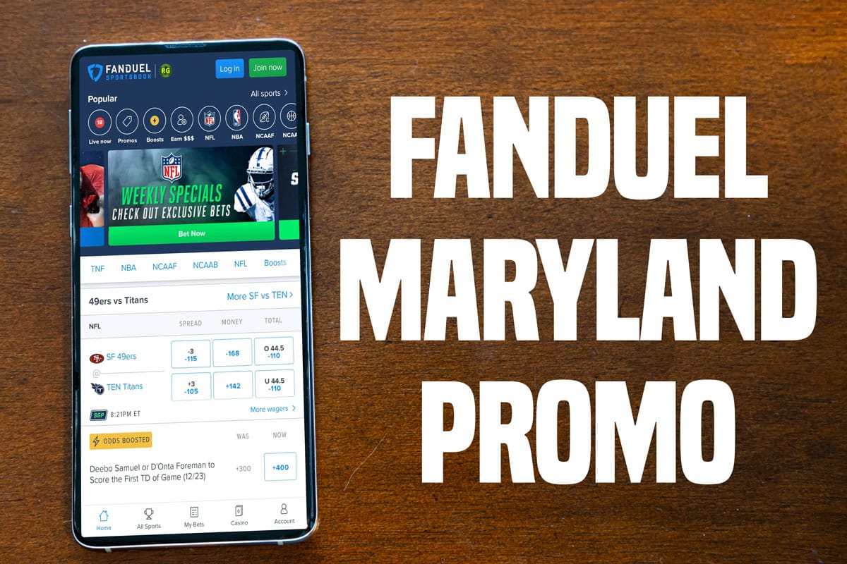 FanDuel Maryland Promo Code: Grab This No-Brainer Sign-Up Bonus