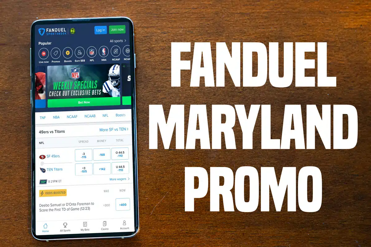 fanduel maryland promo code