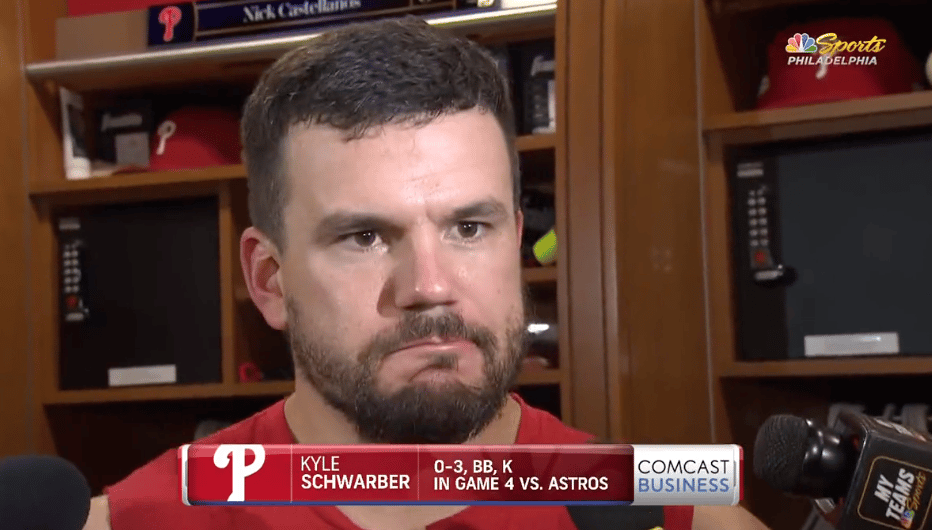 “I Really Don’t Give A Shit” – Kyle Schwarber On Being No Hit