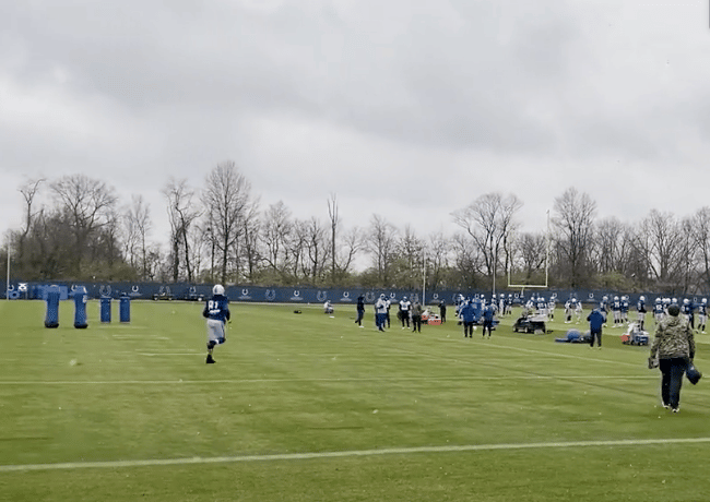 Jeff Saturday Is Having the Colts Practice Outside Today As the Colts Play the Eagles in *Checks Notes* a Dome Sunday