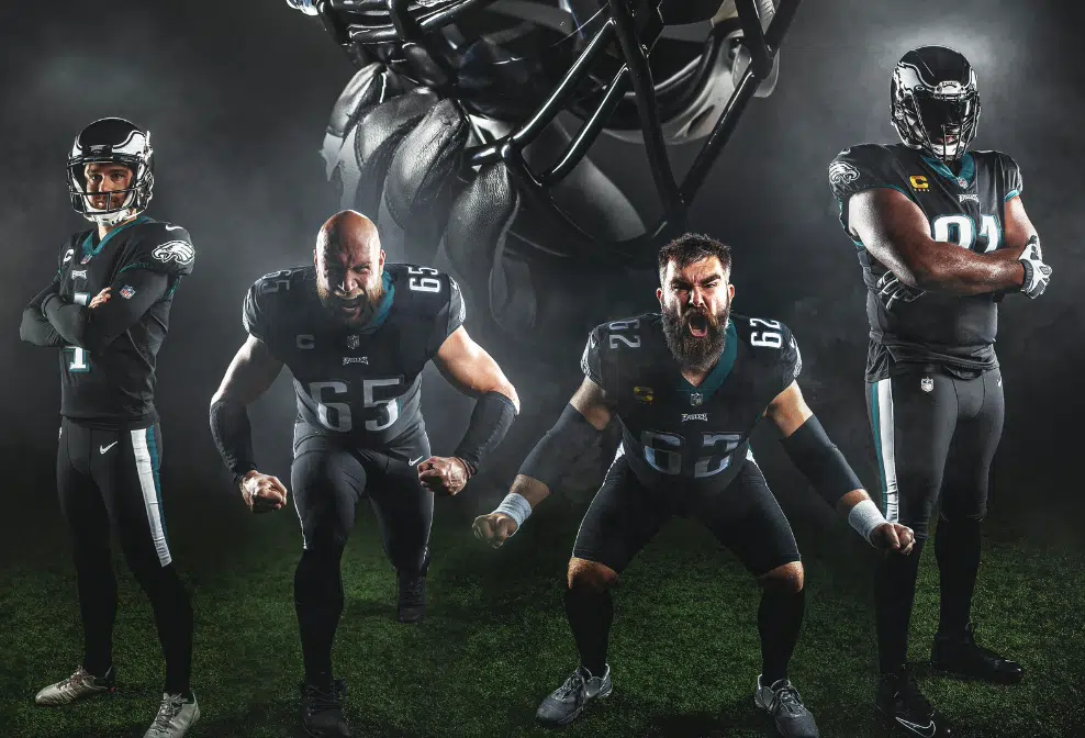 philadelphia eagles all black jersey