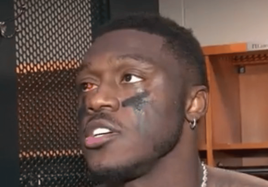 AJ Brown Was So Sick He Lost 7 Pounds and Busted A Blood Vessel in His Eye From Puking