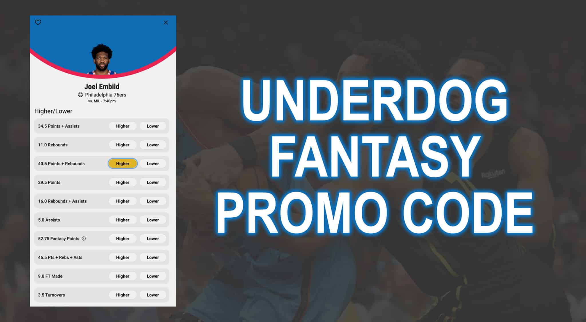 Underdog Fantasy Promo Code: Get $100 In Value Ahead of 76ers vs. Bucks