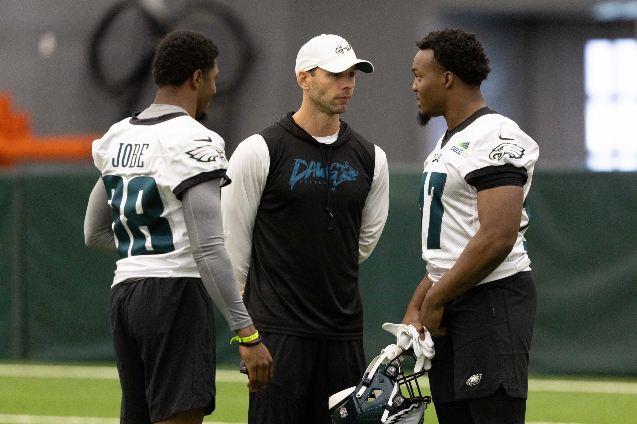 Jonathan Gannon, Who Some People Want to Fire Despite the Eagles Being 8-1, Answers Run Defense Questions