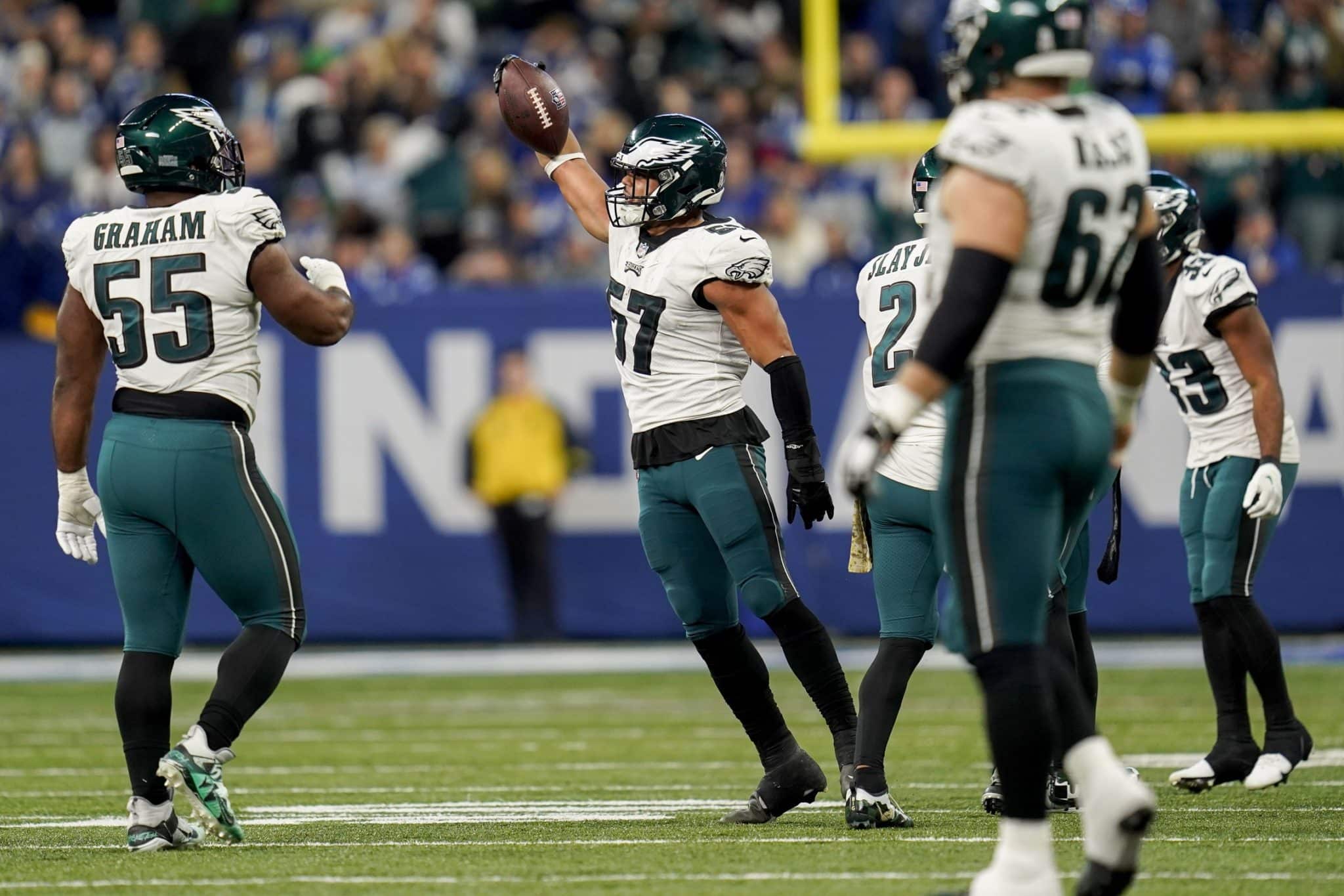 Shout Out to Undrafted Free Agent T.J. Edwards, who is Having his Best Eagles Season Yet