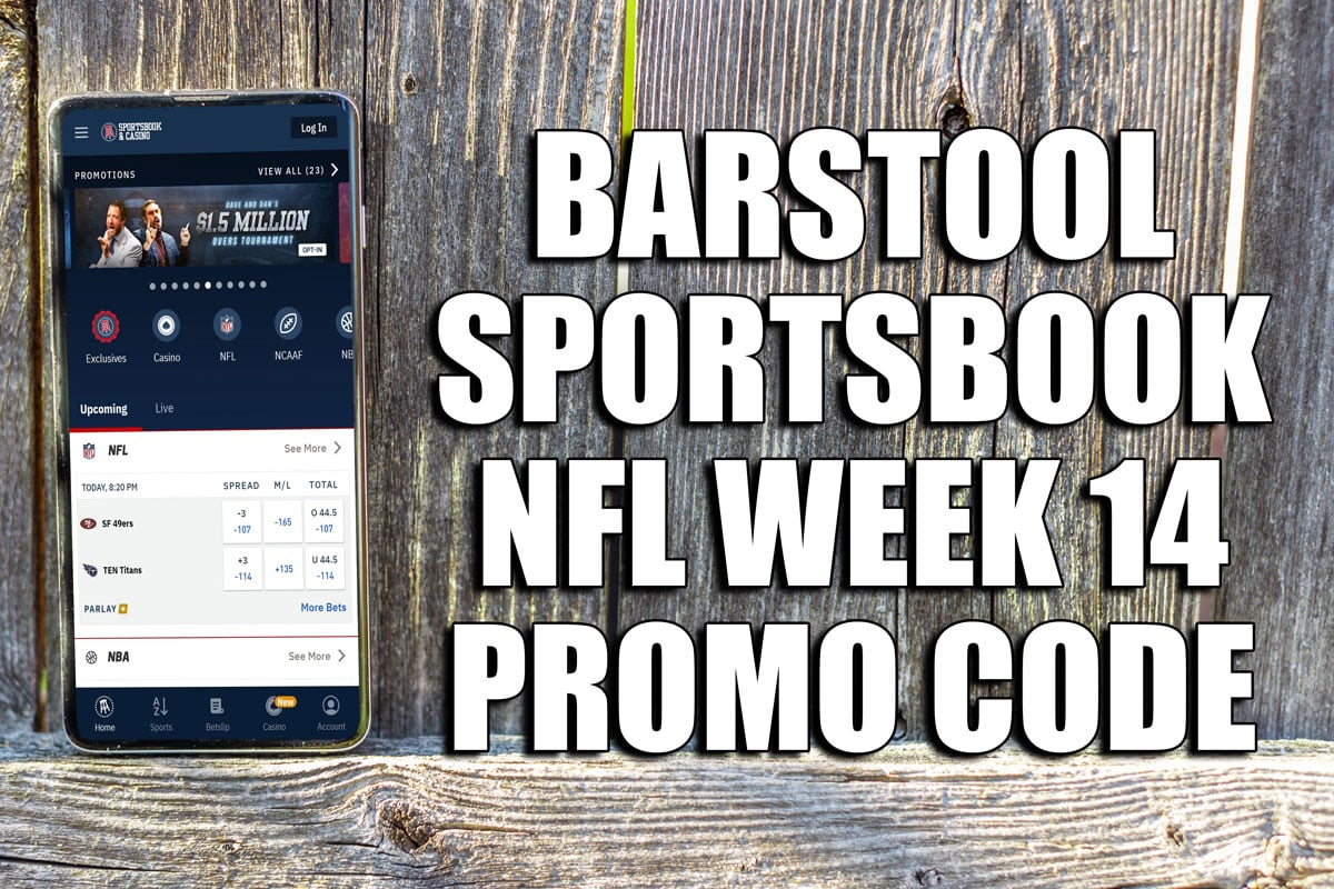 Barstool Sportsbook Promo Code: Tackle NFL Week 14 With $1K Backed Bet