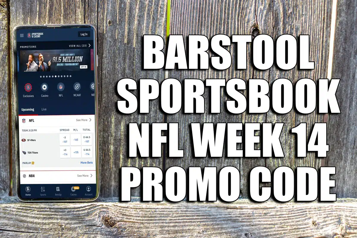 Barstool Sportsbook Promo Code Tackle NFL Week 14 With 1K Backed Bet