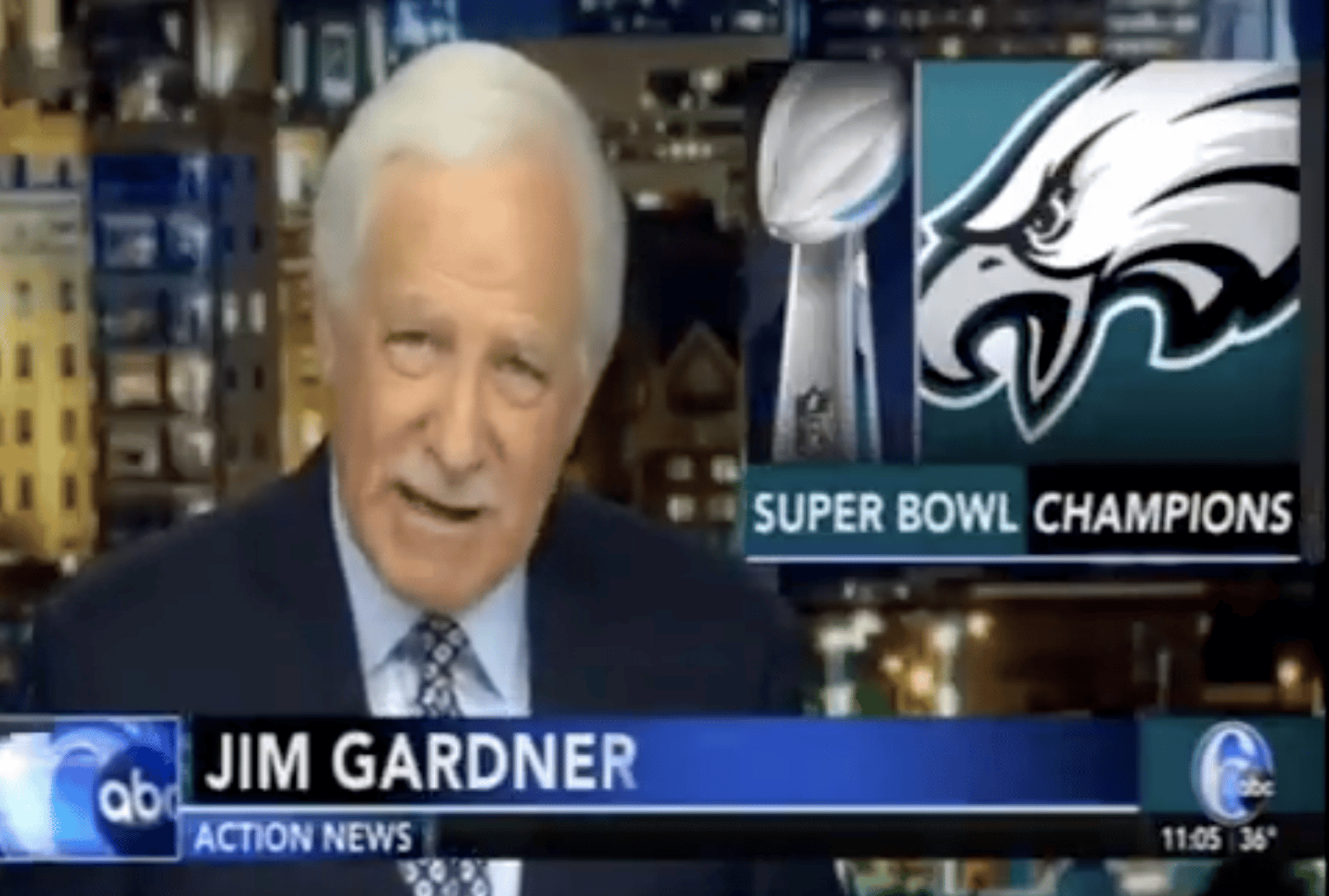 But the Big Story on Action News is a Tailgate Planned for Jim Gardner’s Final Newscast