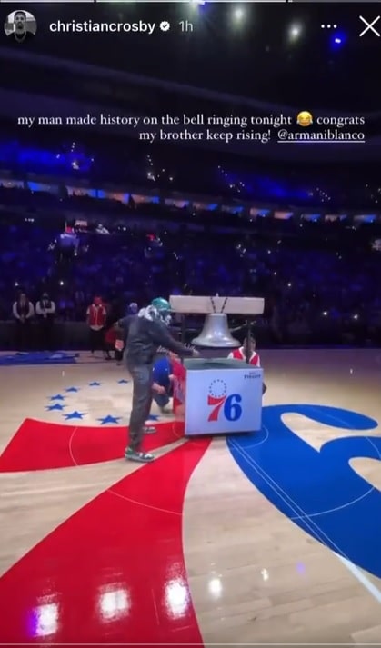 Swing and a Miss: Philly Rapper Goes 2-for-4 in Attempts to Hit Sixers Bell