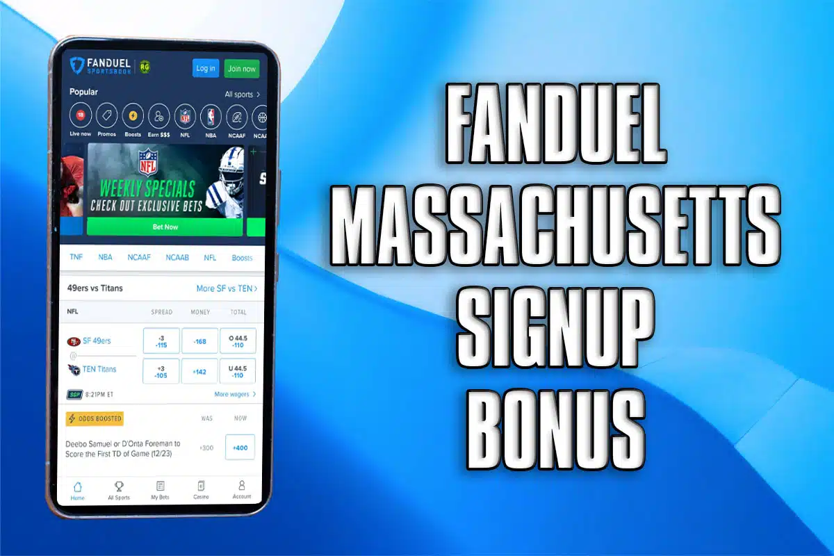 FanDuel Massachusetts Signup Bonus Claim 200 Bonus Bets With 5 First