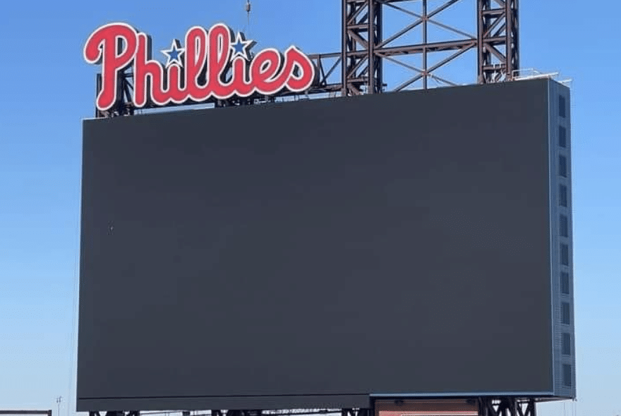 The New Phillies Scoreboard is Ready to Go and it Looks MASSIVE