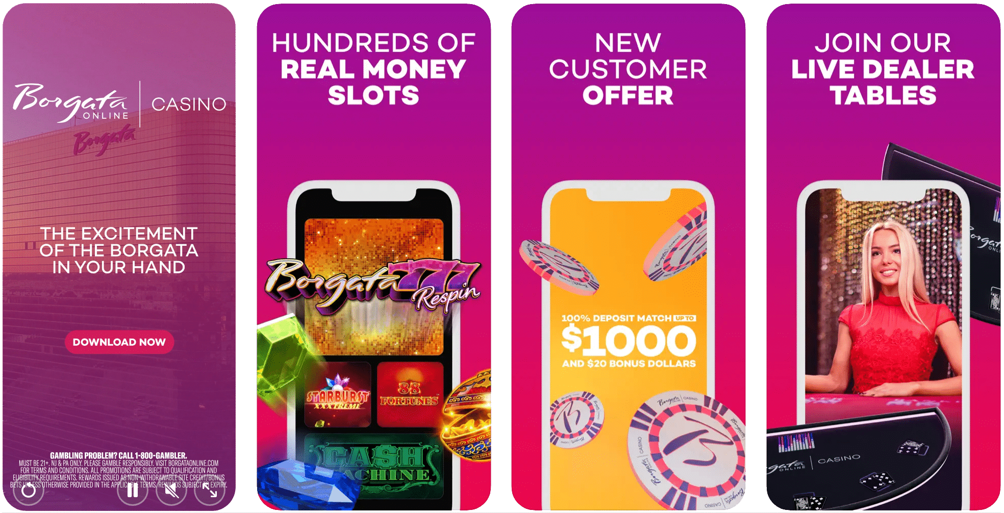 Borgata Casino, App Store Screenshot