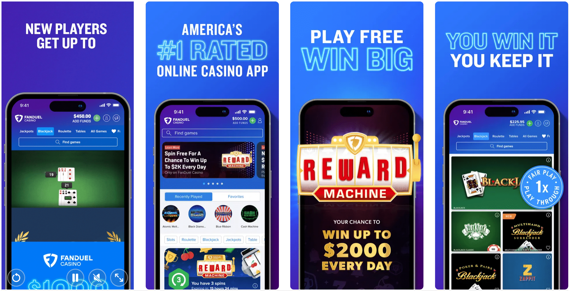 FanDuel Casino, App Store Screenshot