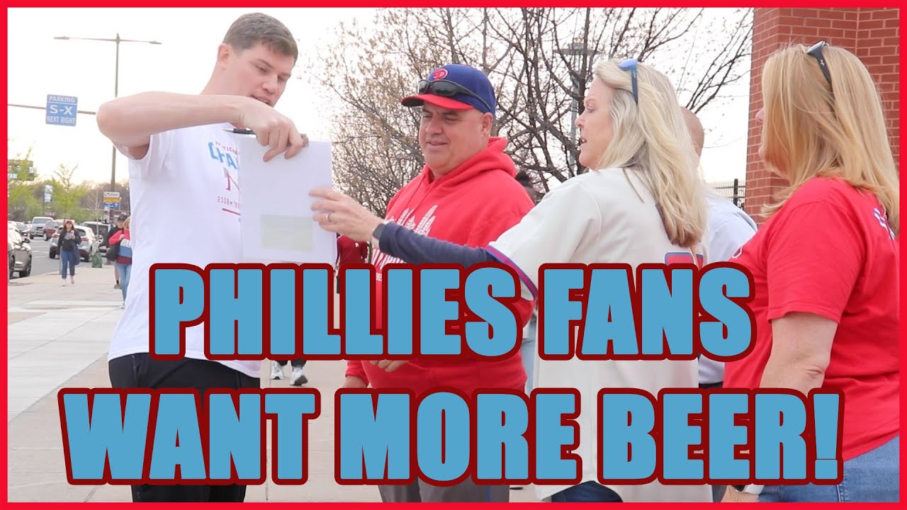 Phillies Fans Petition for More Beer!