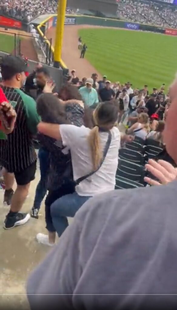 Hopefully White Sox Fans Got their Fighting Out of the Way Before