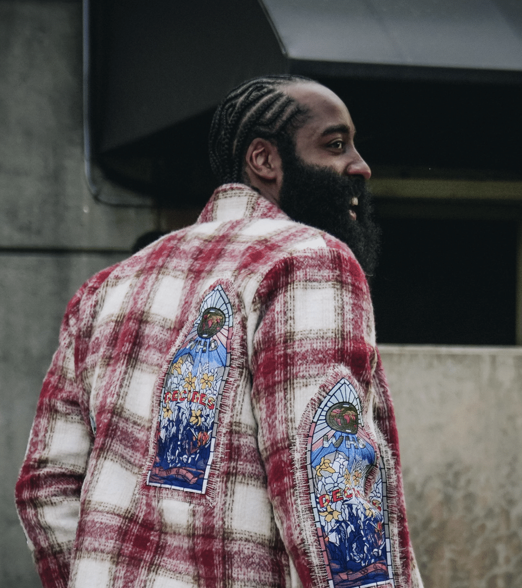 james harden outfit pajamas