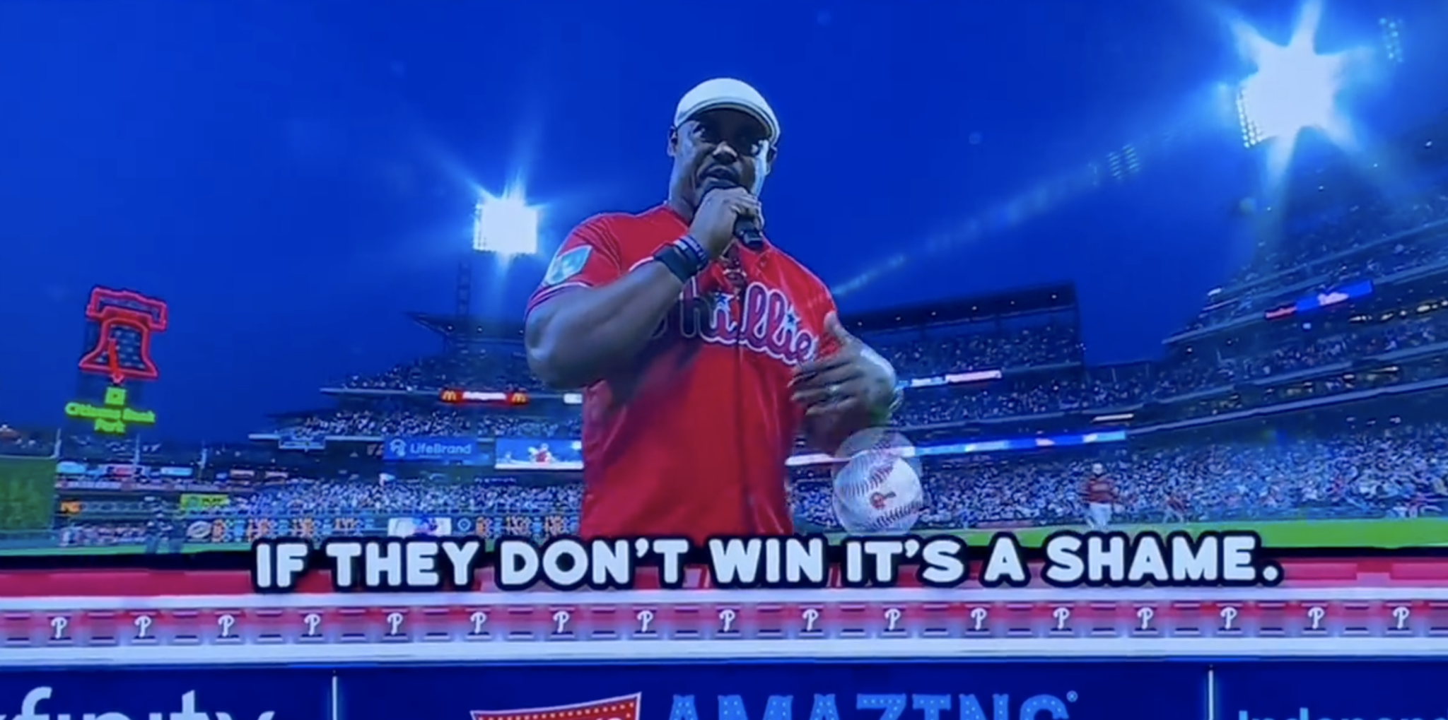 Brian Dawkins Just Delivered a Memorable Take Me Out to the Ball Game DOGGONEIT!