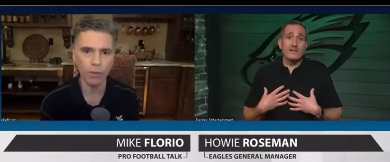 Mike Florio Pressed Howie Roseman Like it was the Salem Witch Trials