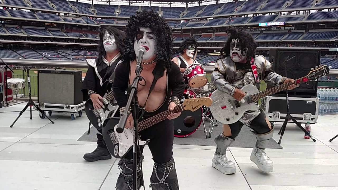 This OldSchool Video of MiniKISS Playing at Citizens Bank Park is