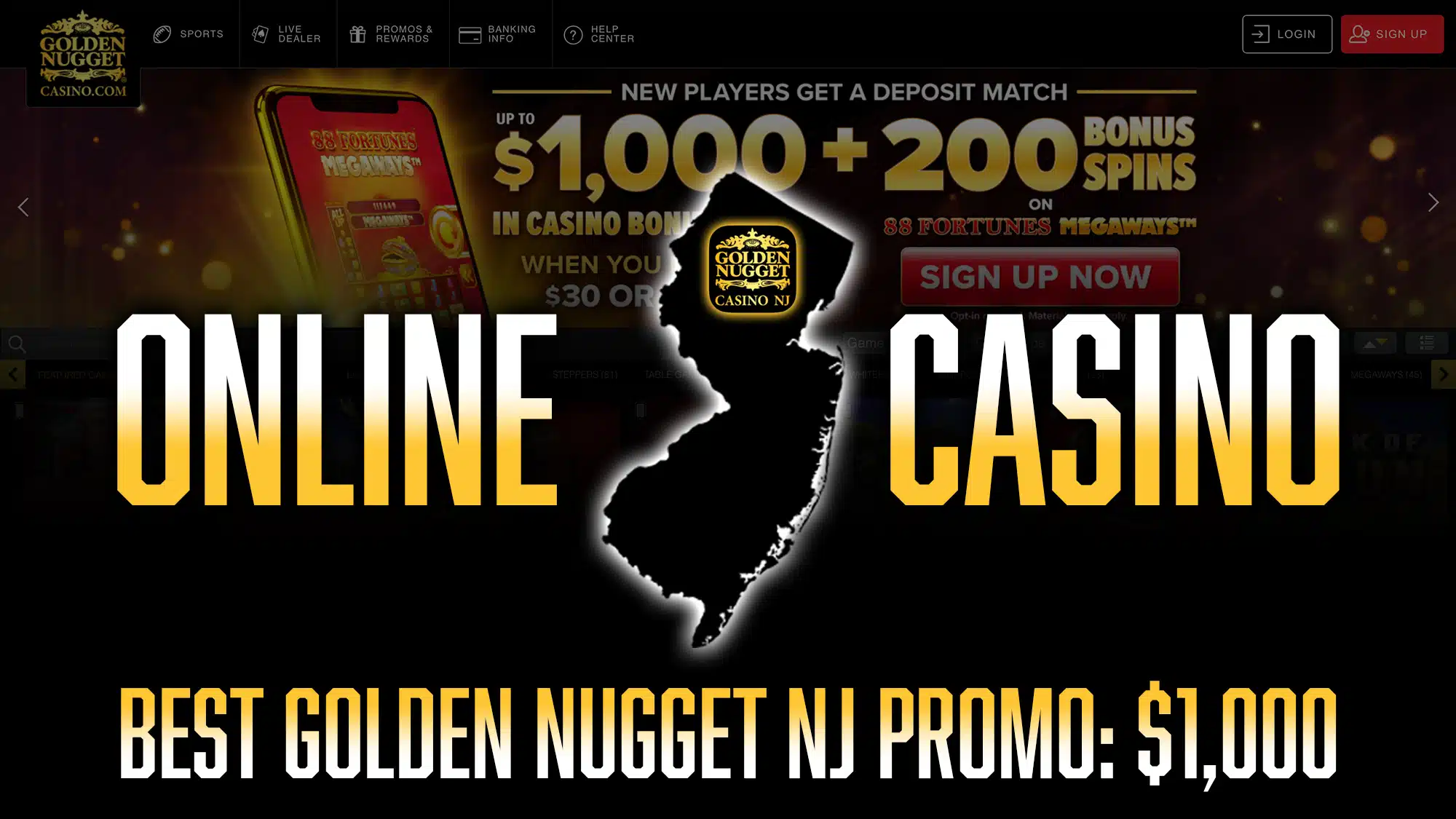 Golden Nugget NJ Casino Promo Code