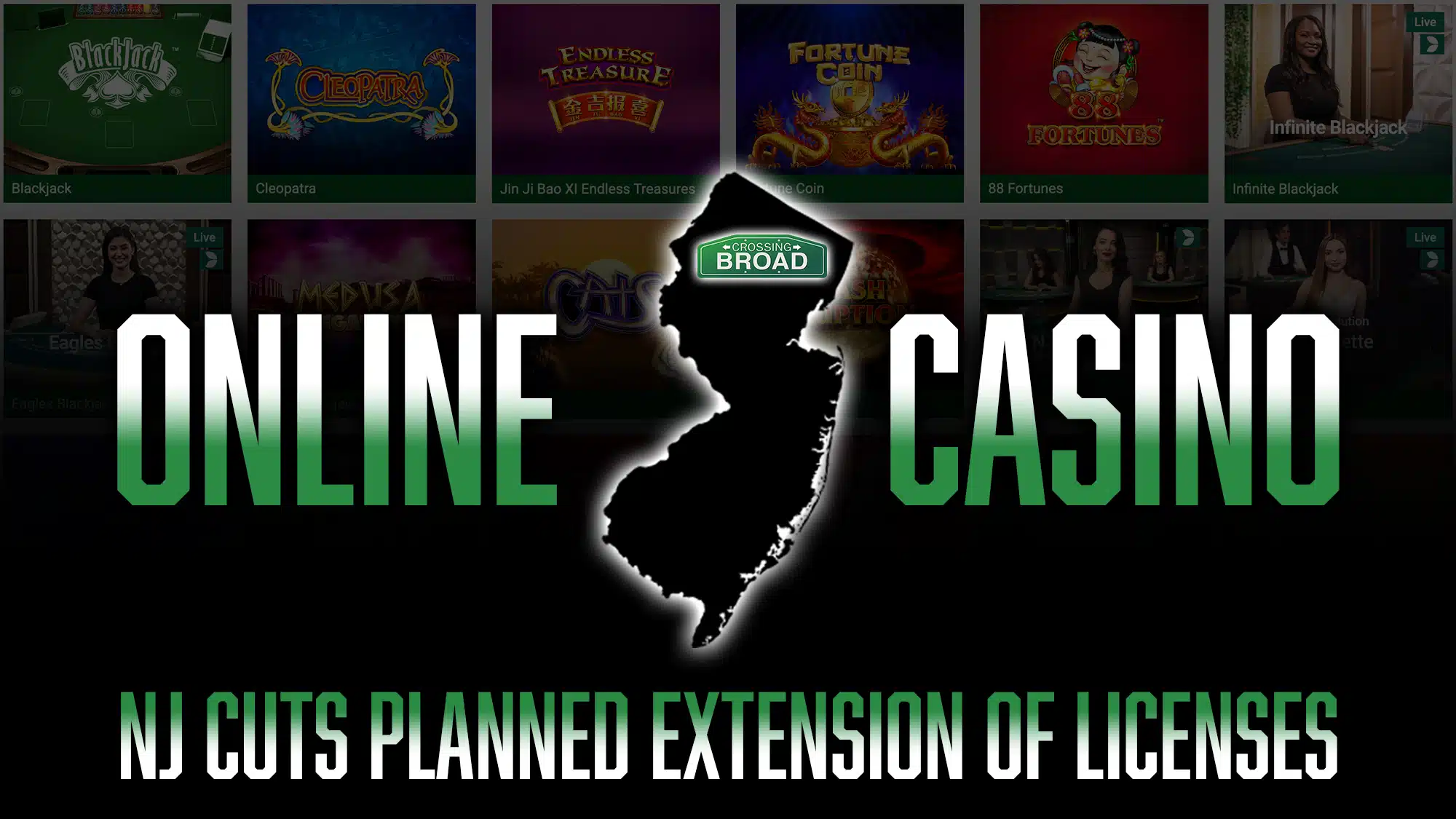 NJ Online Casino cuts planned extension of licenses