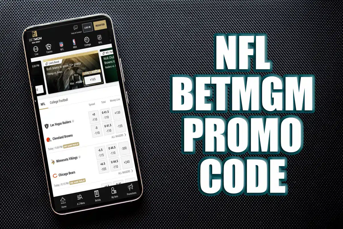NFL BetMGM promo code